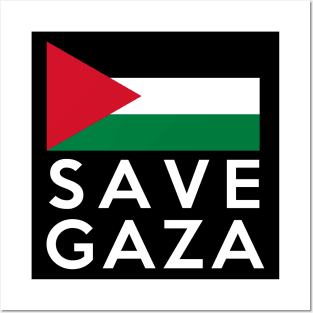 Save Gaza Posters and Art